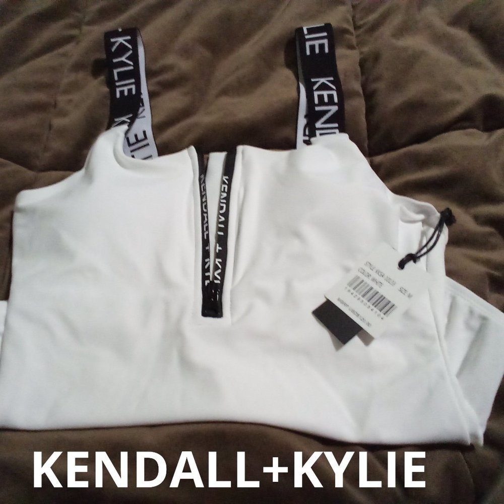 Kendall + Kylie 1-PC Logo Swimsuit  Size: Medium BNWT